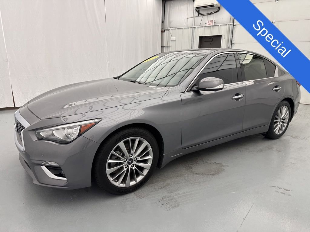 Used 2023 INFINITI Q50 Luxe w/ Cargo Package AWD/4WD image 3