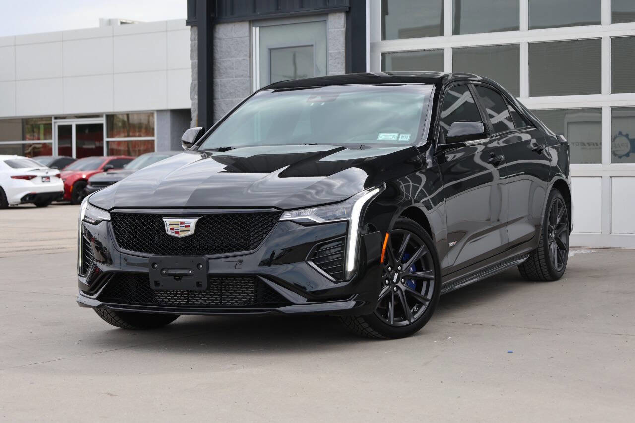 Used 2021 Cadillac CT4 V w/ Technology Package AWD/4WD image 3