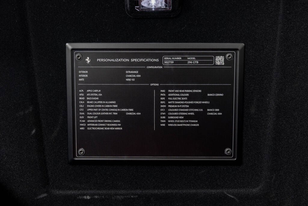 Certified 2024 Ferrari 296 GTB RWD image 54