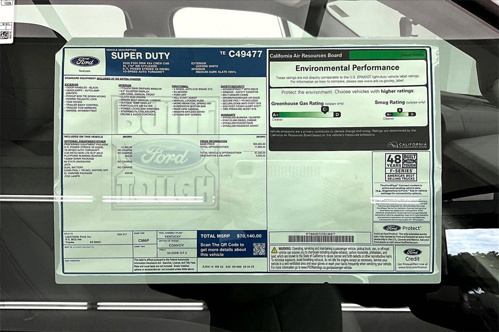 New 2026 Ford F350 4x4 Crew Cab DRW Super Duty image 14