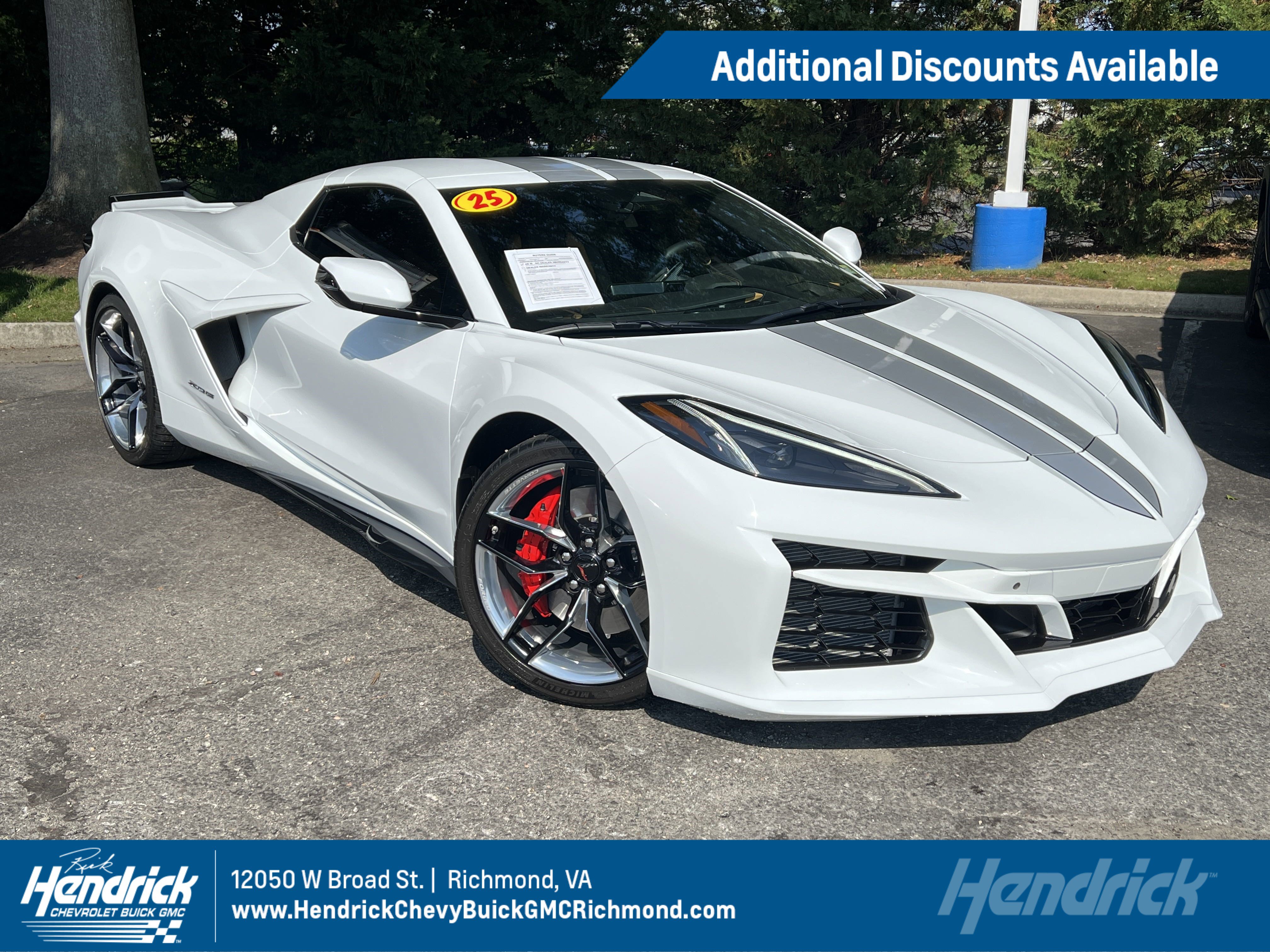 Used 2025 Chevrolet Corvette Z06 w/ Chrome Exterior Badge Package