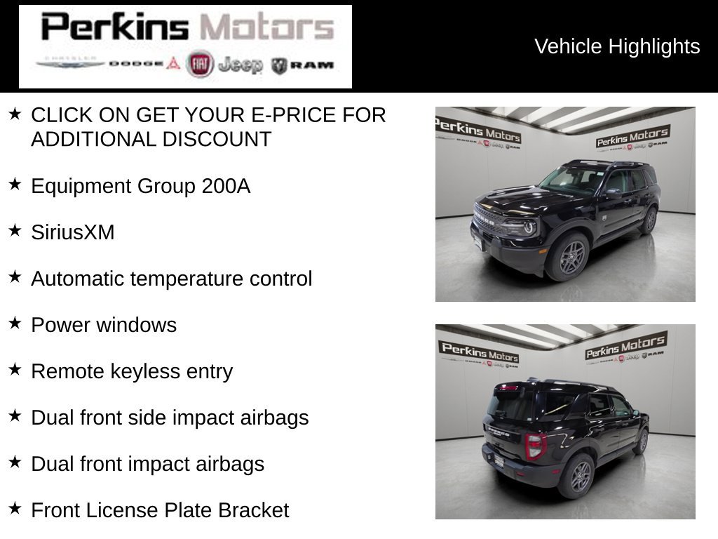 Used 2025 Ford Bronco Sport Big Bend AWD/4WD image 7