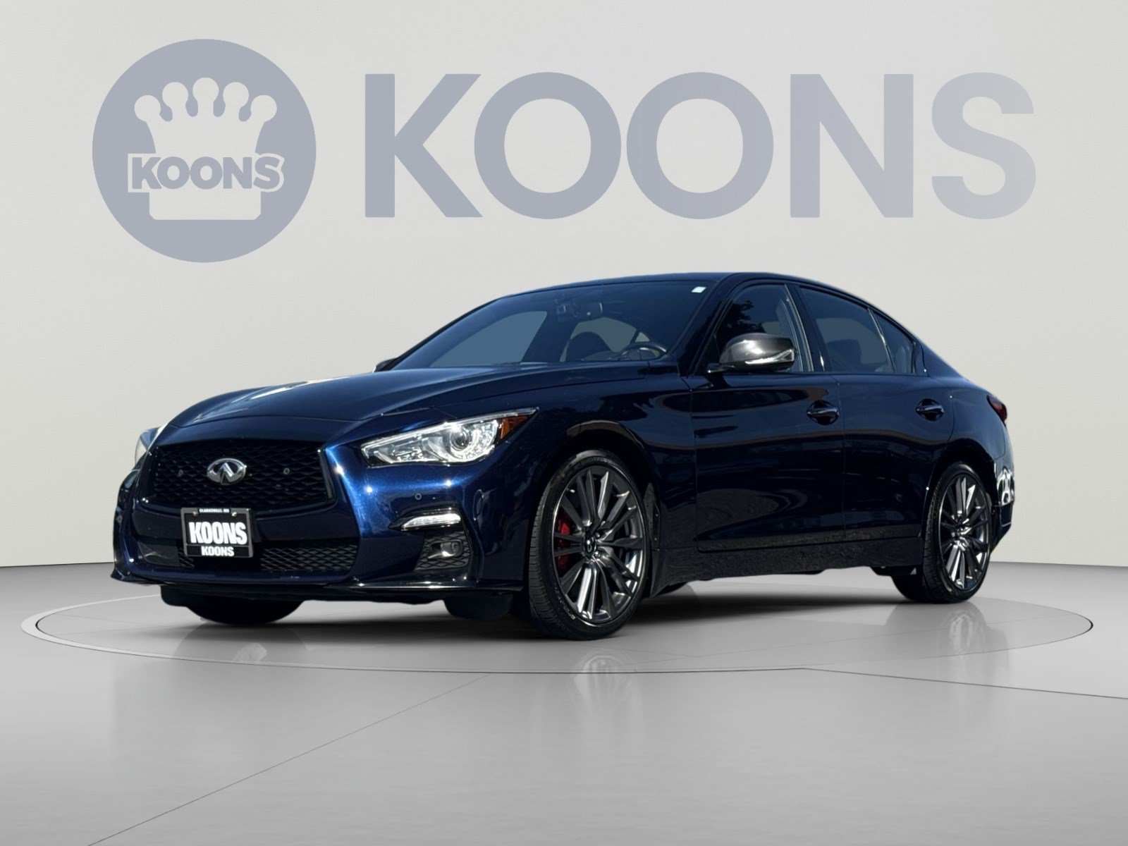 Used 2024 INFINITI Q50 Red Sport 400 w/ Carbon Fiber Package AWD/4WD image 1