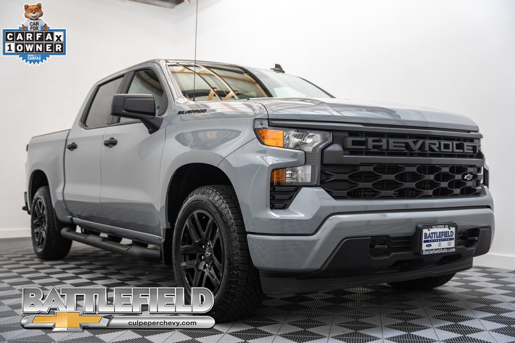 Used 2025 Chevrolet Silverado 1500 Custom w/ Turbomax Blackout Package