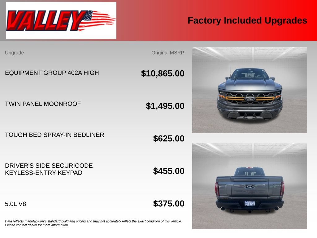 New 2026 Ford F150 Tremor w/ Equipment Group 402A High AWD/4WD image 4