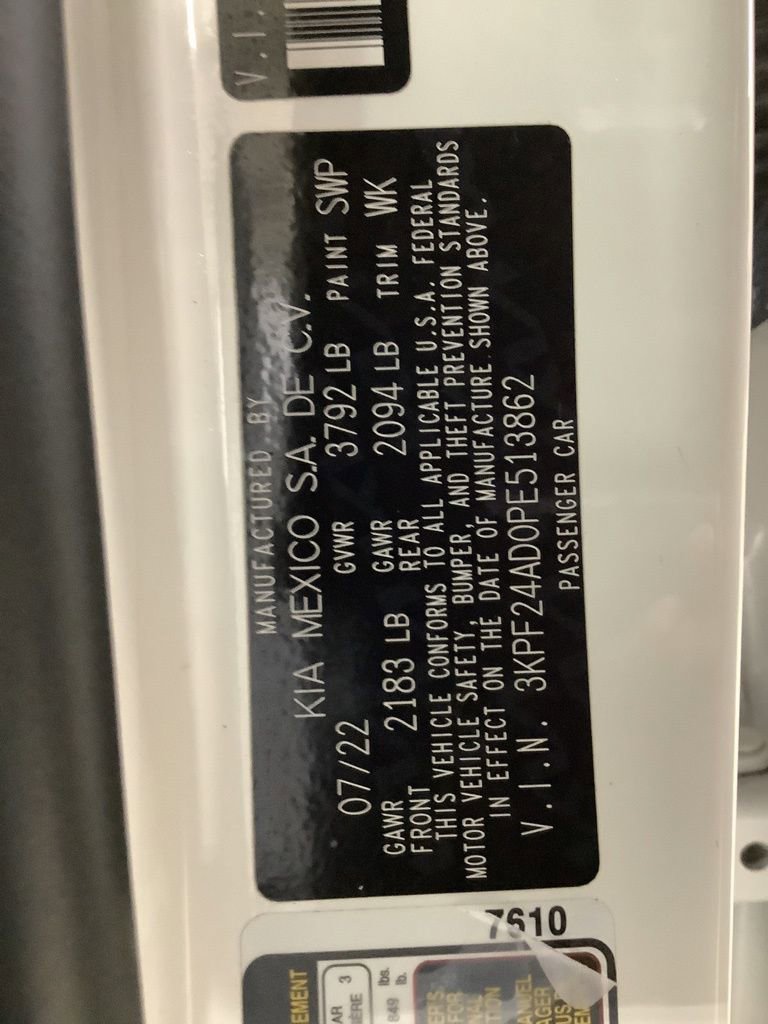 Certified 2023 Kia Forte LXS w/ LXS Technology Package image 22