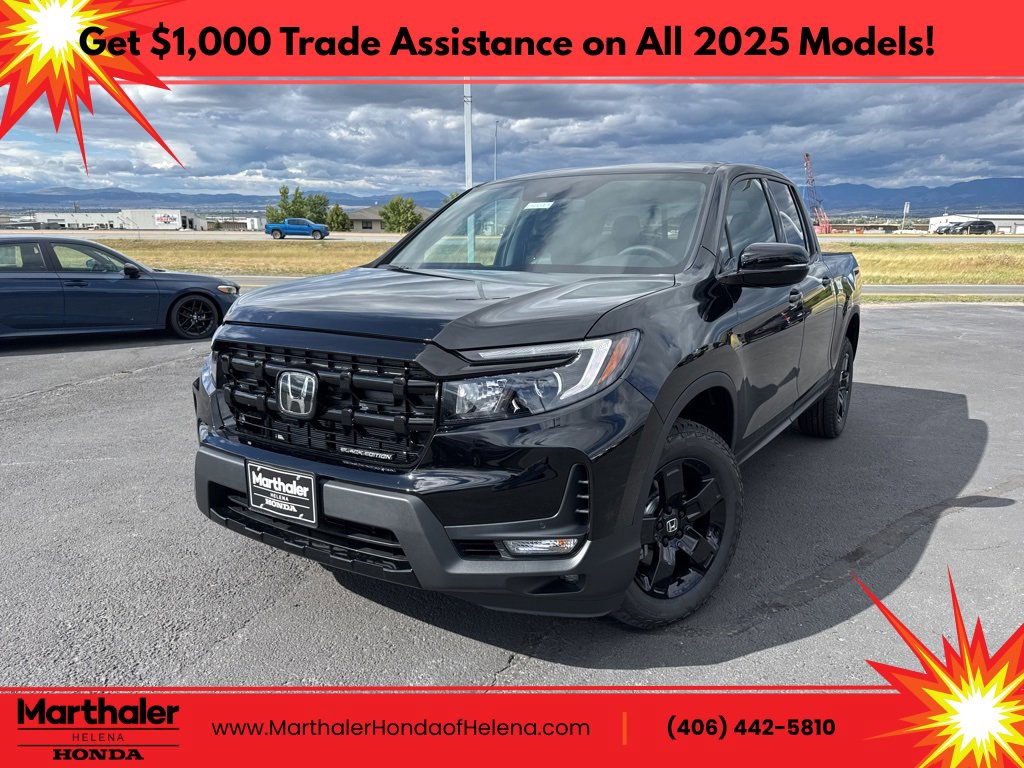 New 2025 Honda Ridgeline Black Edition
