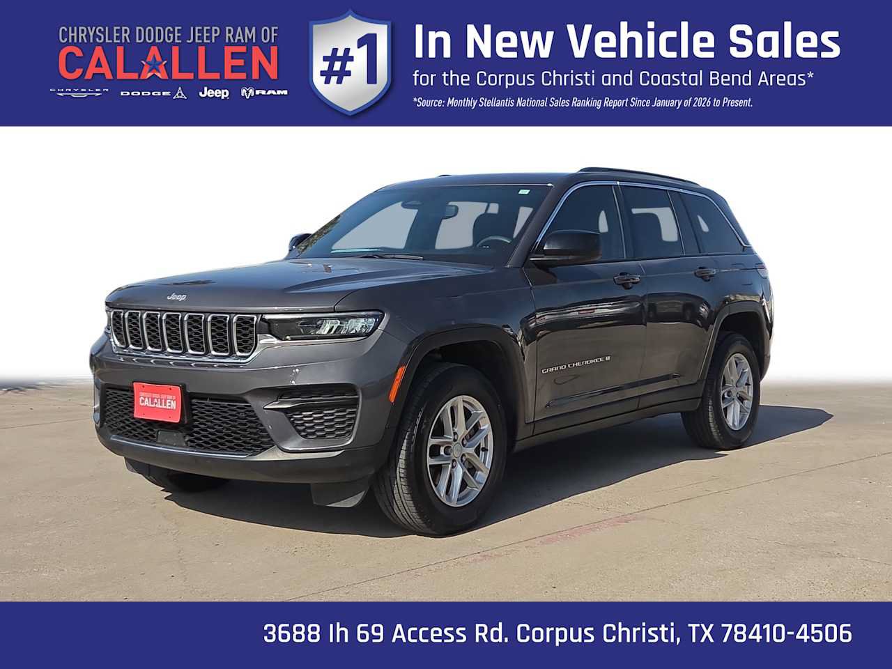 Certified 2025 Jeep Grand Cherokee Laredo X RWD image 1