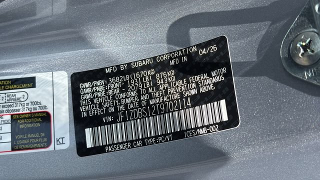 New 2026 Subaru BRZ tS RWD image 27