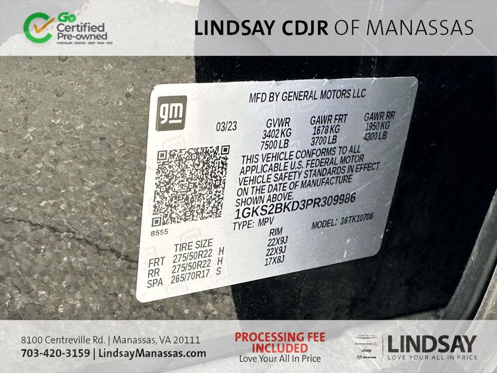 Used 2023 GMC Yukon SLT w/ SLT Premium Package image 12