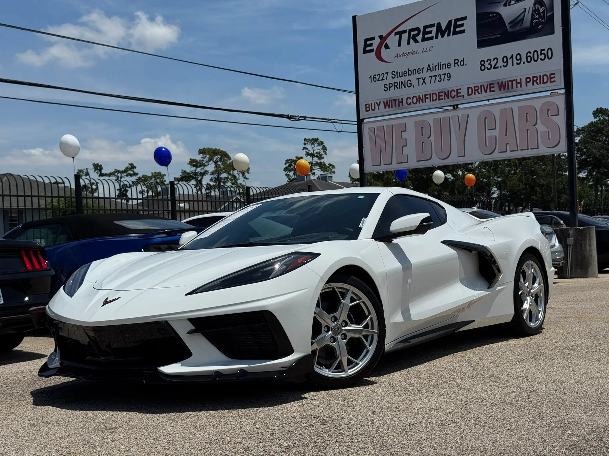 Used 2021 Chevrolet Corvette Stingray Preferred Cpe w/ Engine Appearance Package