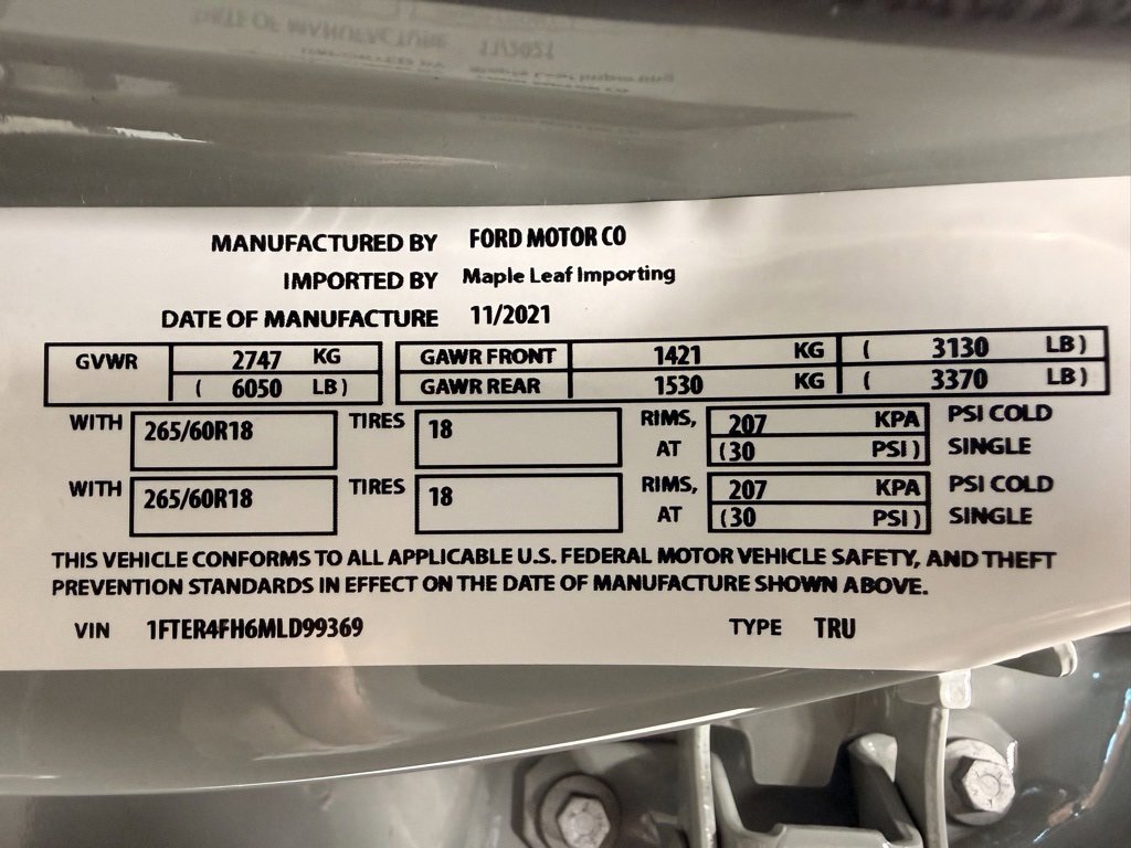 Used 2021 Ford Ranger Lariat w/ Equipment Group 501A High image 26