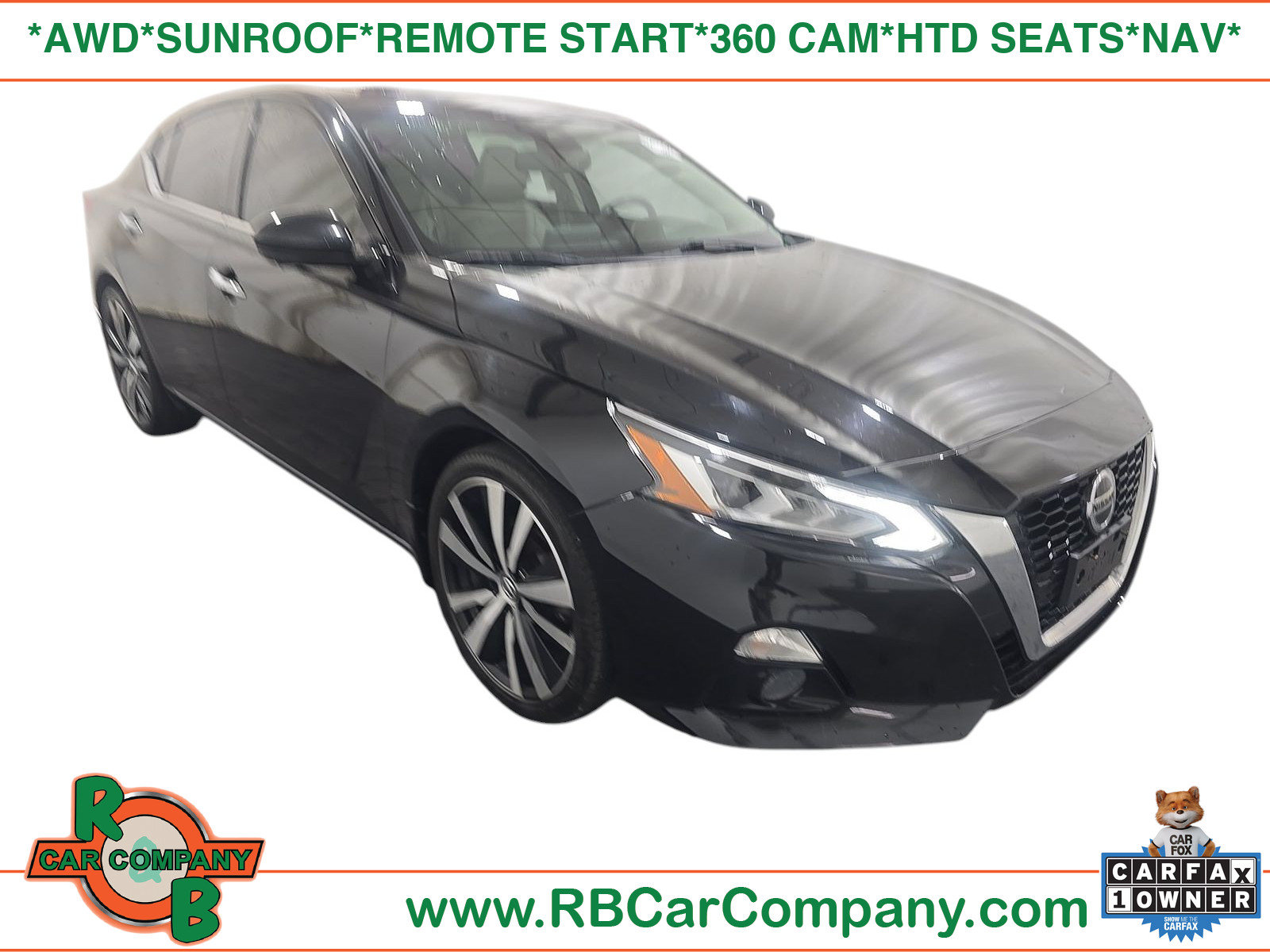 Used 2020 Nissan Altima 2.5 Platinum AWD/4WD image 1