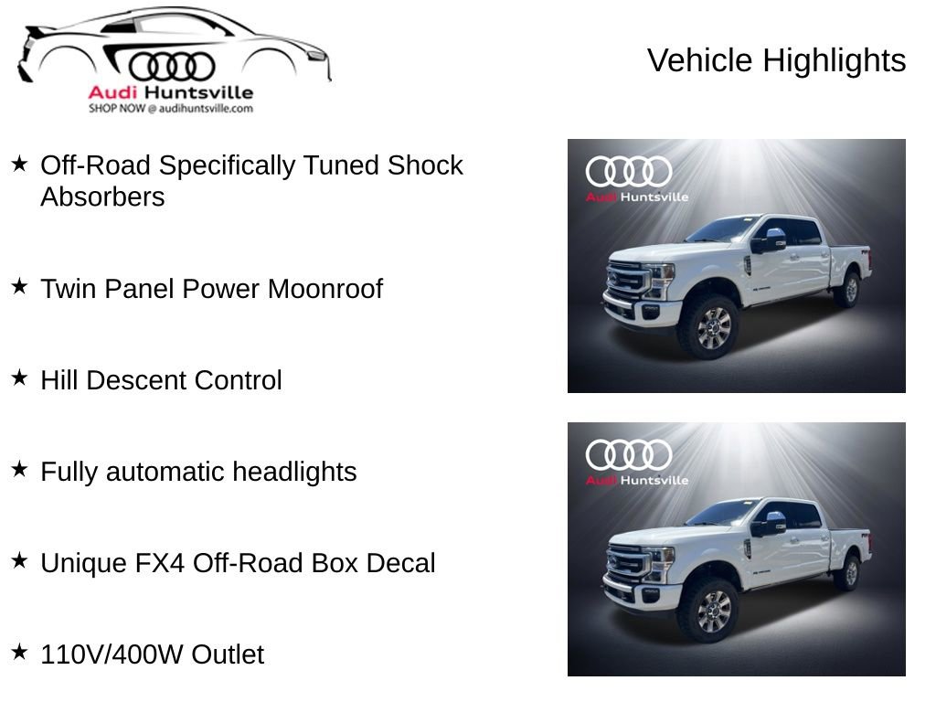 Used 2021 Ford F250 Platinum w/ FX4 Off-Road Package AWD/4WD image 12