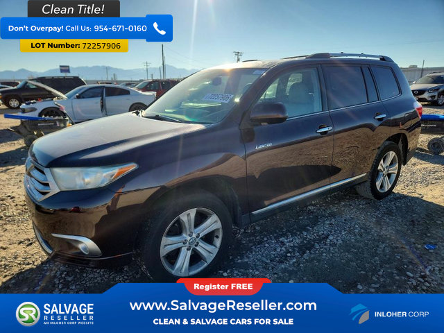 Used 2013 Toyota Highlander Limited AWD/4WD image 1
