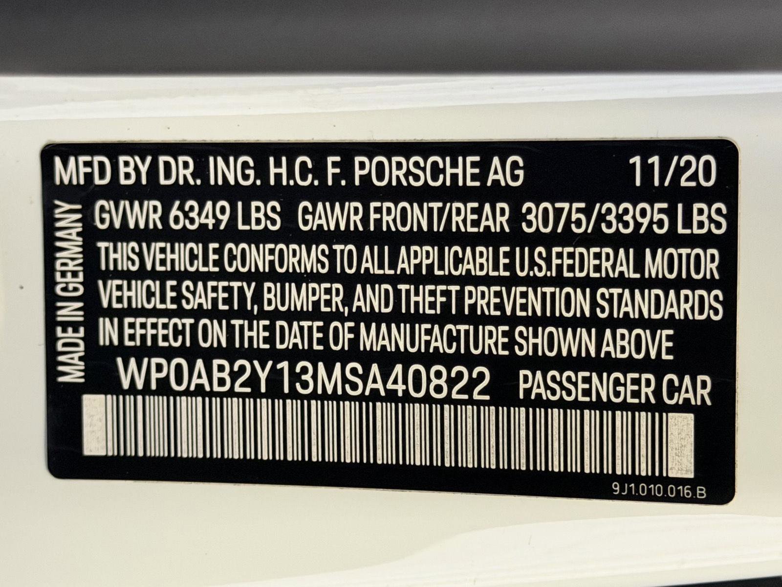 Certified 2021 Porsche Taycan 4S image 26