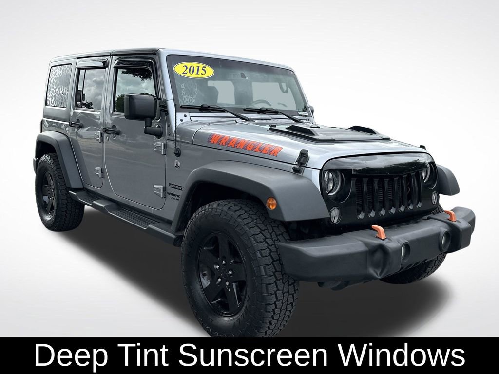 Used 2015 Jeep Wrangler Unlimited Sport w/ Quick Order Package 24S AWD/4WD image 9
