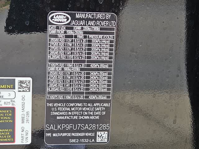 Used 2025 Land Rover Range Rover SE AWD/4WD image 36