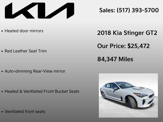 Used 2018 Kia Stinger GT2 AWD/4WD image 12