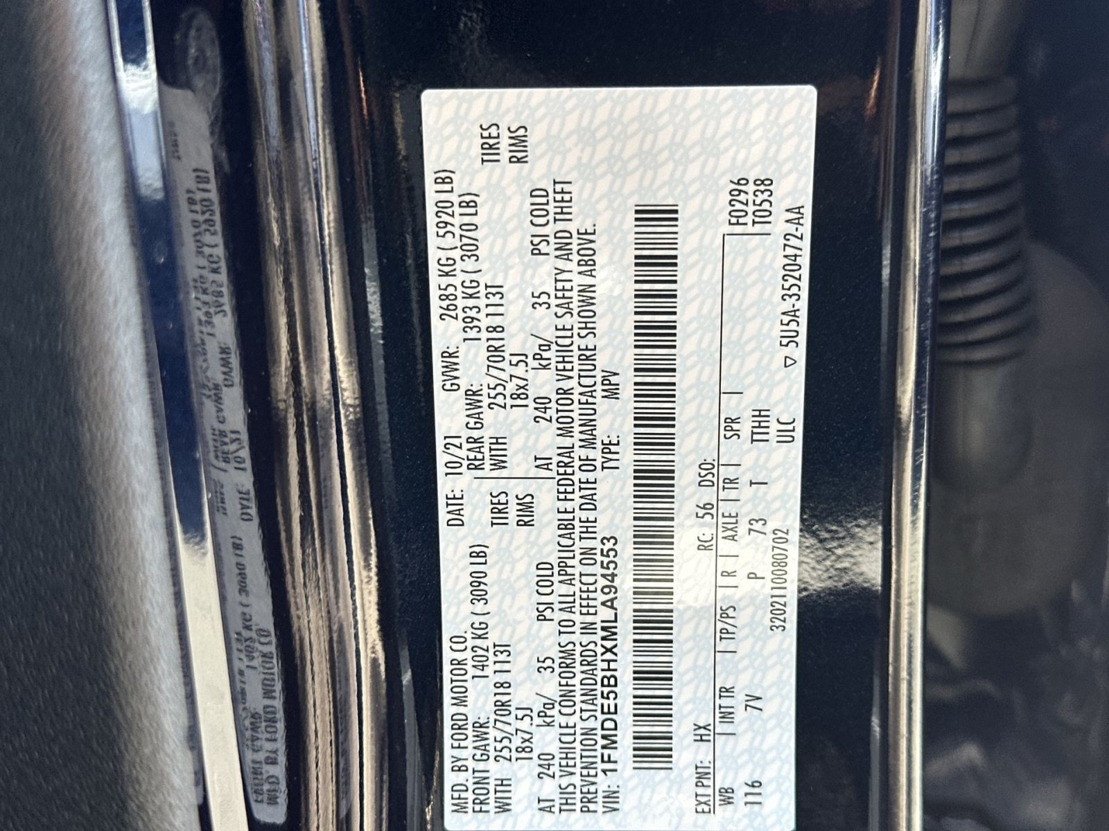 Used 2021 Ford Bronco Outer Banks AWD/4WD image 36