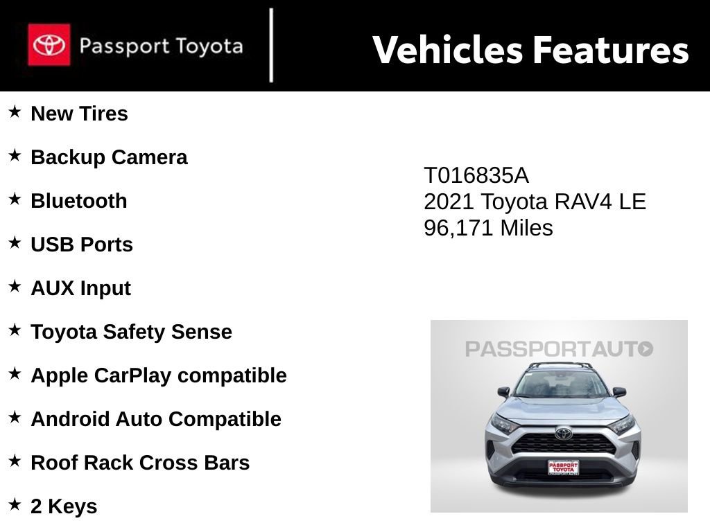 Used 2021 Toyota RAV4 LE AWD/4WD image 10