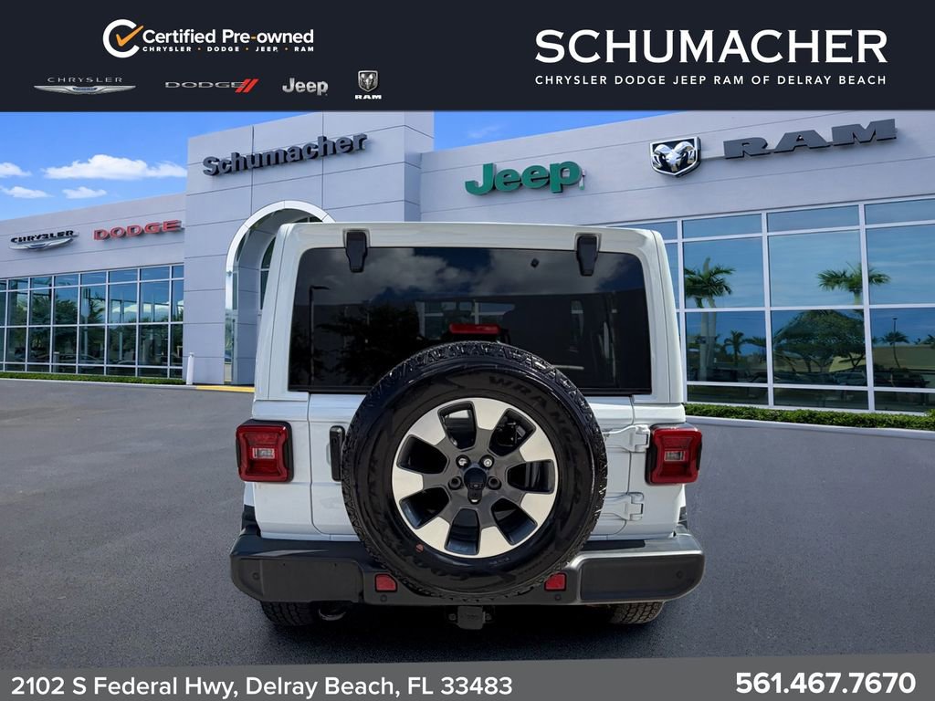Used 2021 Jeep Wrangler Unlimited Sahara w/ Uconnect 4C Nav & Sound Group AWD/4WD image 6