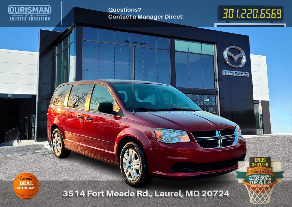 Used 2015 Dodge Grand Caravan SE w/ Quick Order Package 29E SE