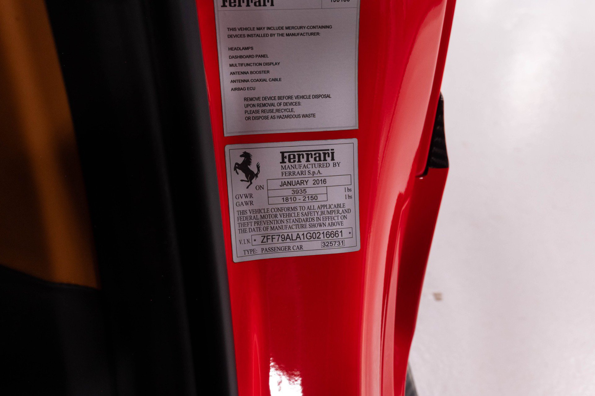 Used 2016 Ferrari 488 GTB RWD image 98