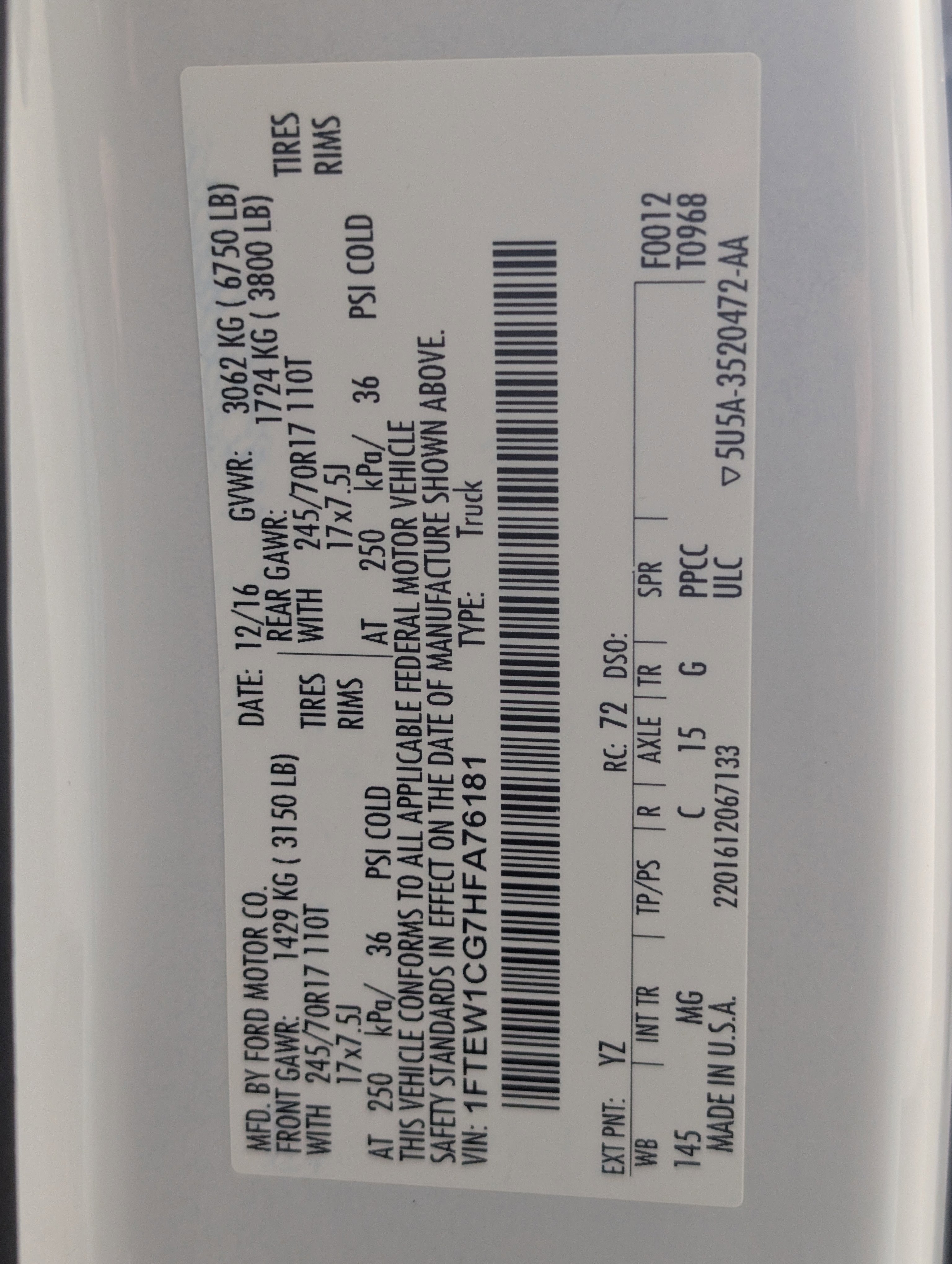 Certified 2017 Ford F150 2WD SuperCrew image 26