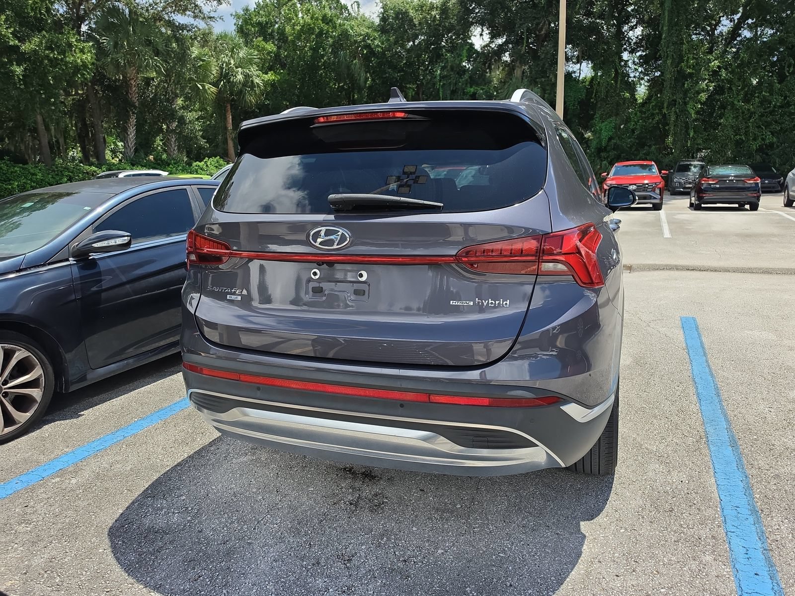 Used 2022 Hyundai Santa Fe Blue AWD/4WD image 4