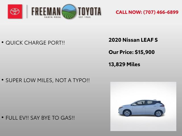Used 2020 Nissan Leaf S w/ S Charge Package FWD image 9