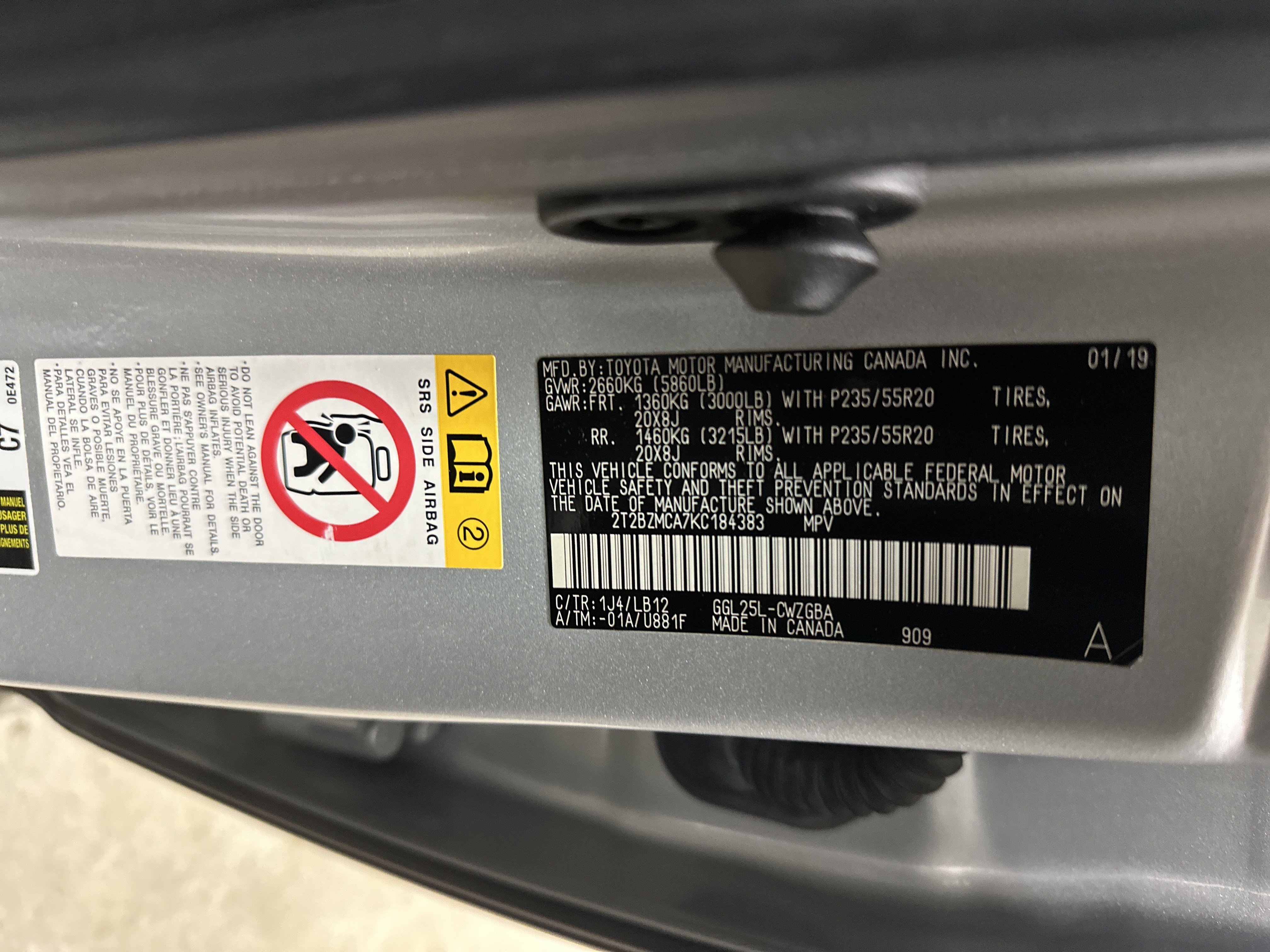 Certified 2019 Lexus RX 350 AWD image 35