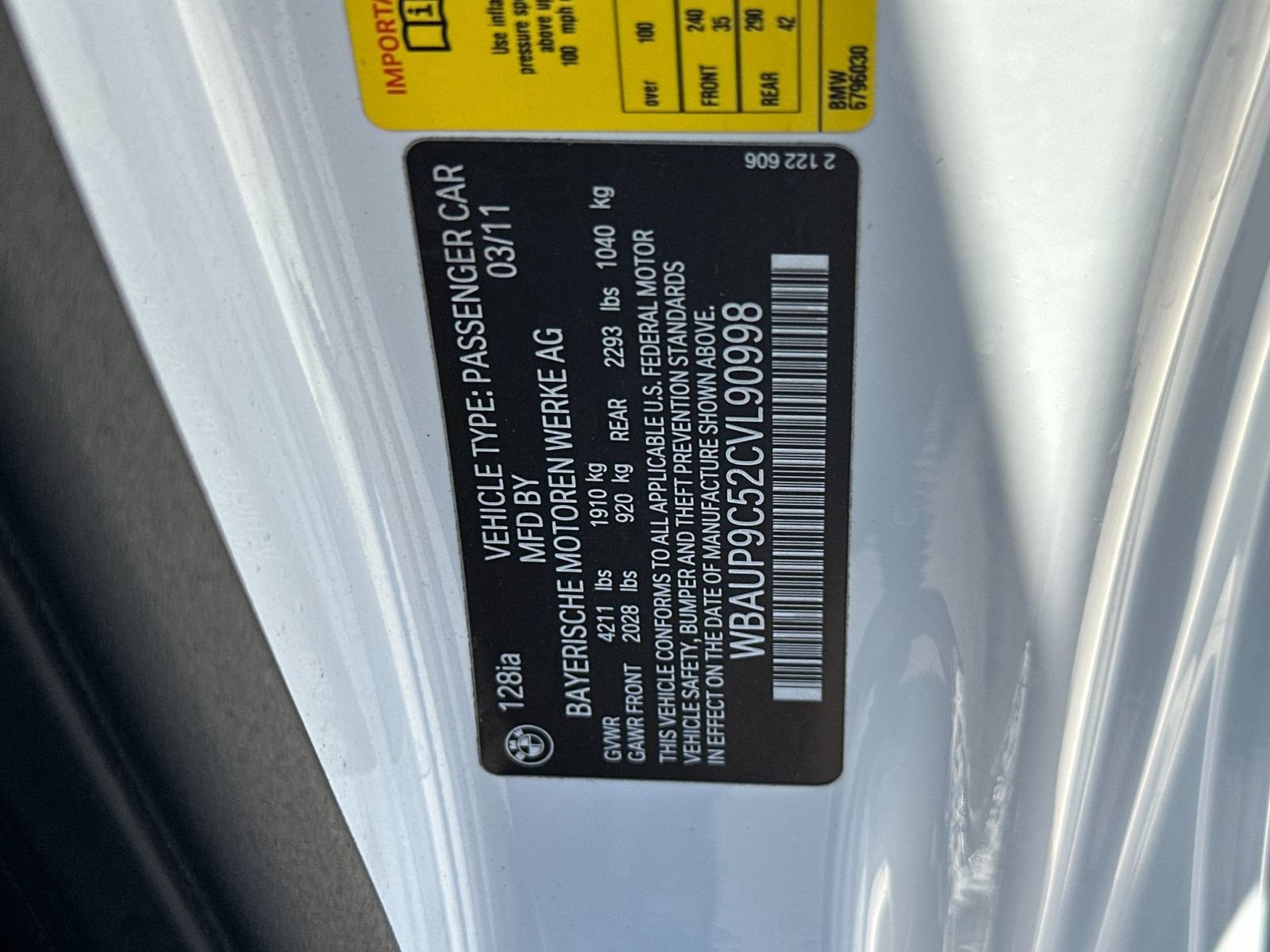 Used 2012 BMW 128i Coupe RWD image 32