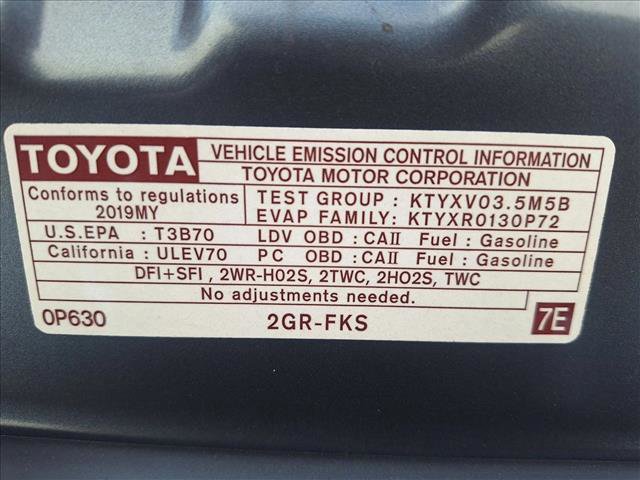 Used 2019 Toyota Avalon XLE w/ Moonroof Package FWD image 22