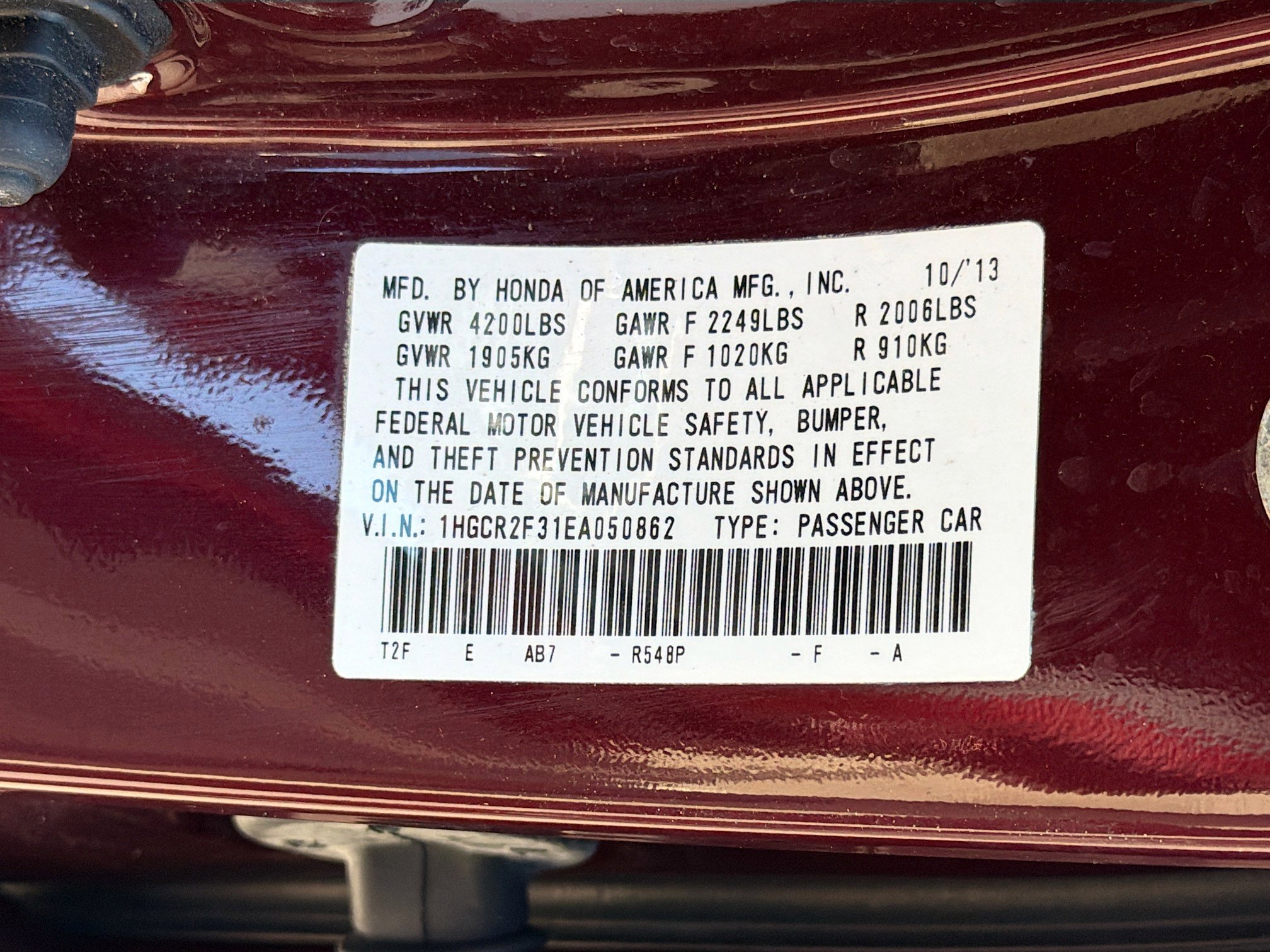 Used 2014 Honda Accord LX image 40