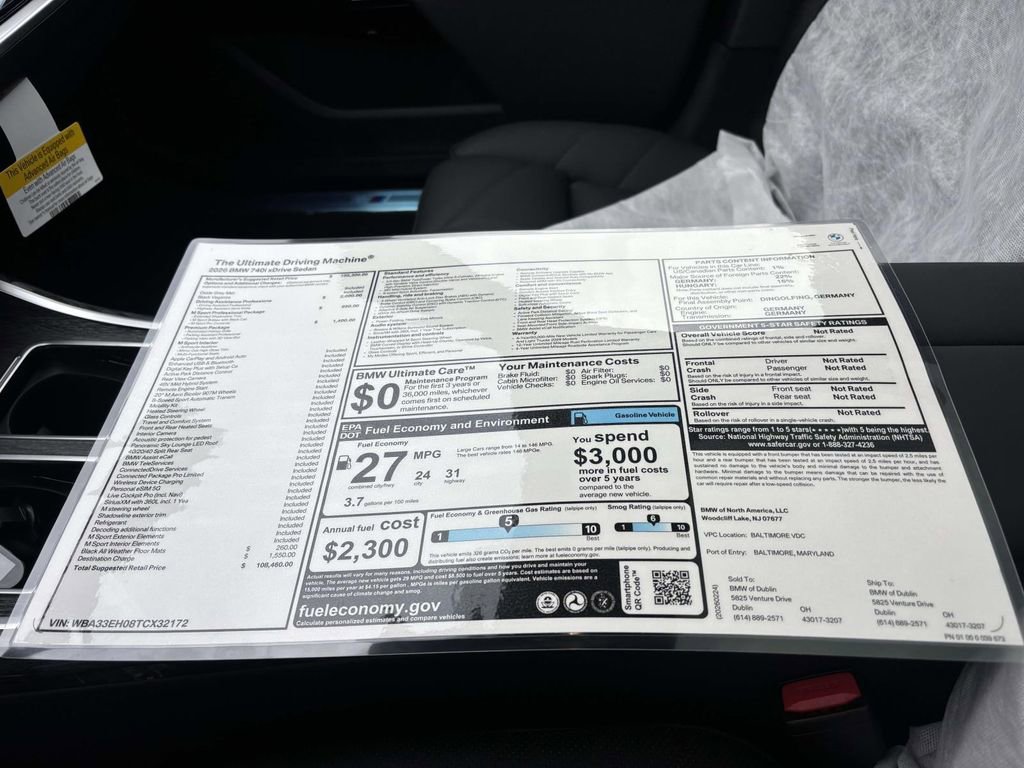 New 2026 BMW 740i xDrive image 20