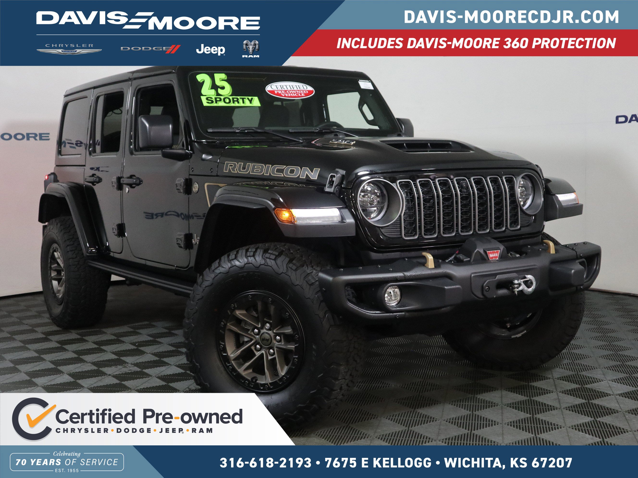 Certified 2025 Jeep Wrangler Unlimited Rubicon 392