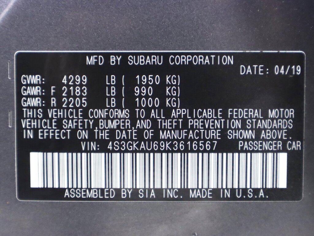 Used 2019 Subaru Impreza 2.0i Limited AWD/4WD image 43