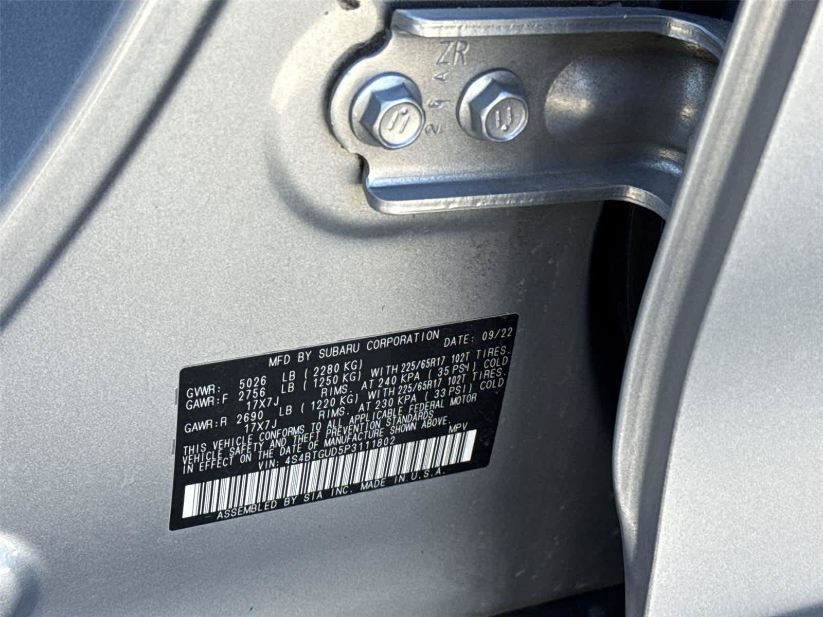 Used 2023 Subaru Outback Wilderness AWD/4WD image 33