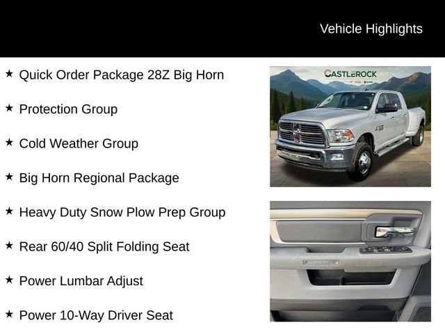 Certified 2015 RAM 3500 Big Horn image 8