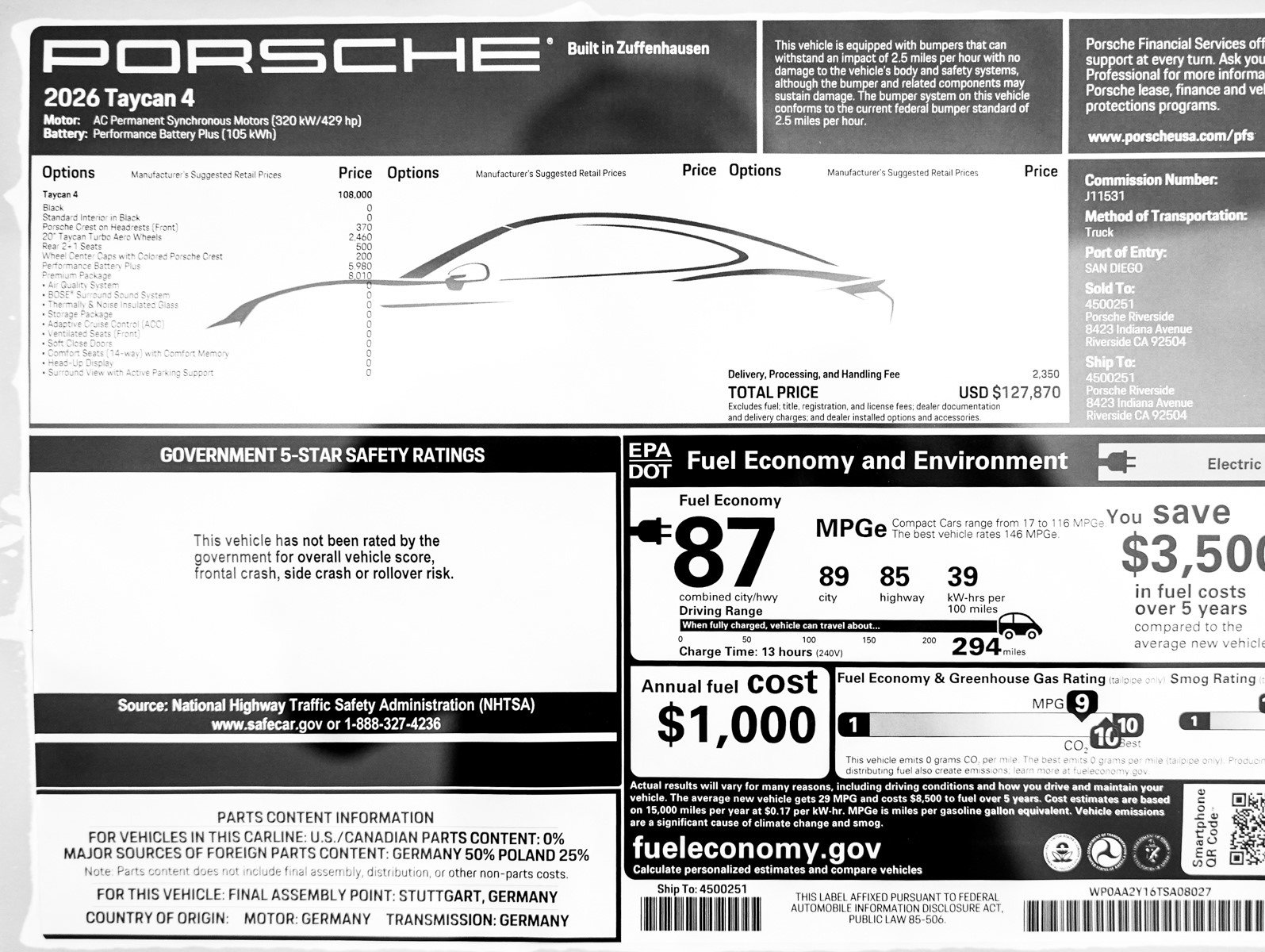 New 2026 Porsche Taycan image 27