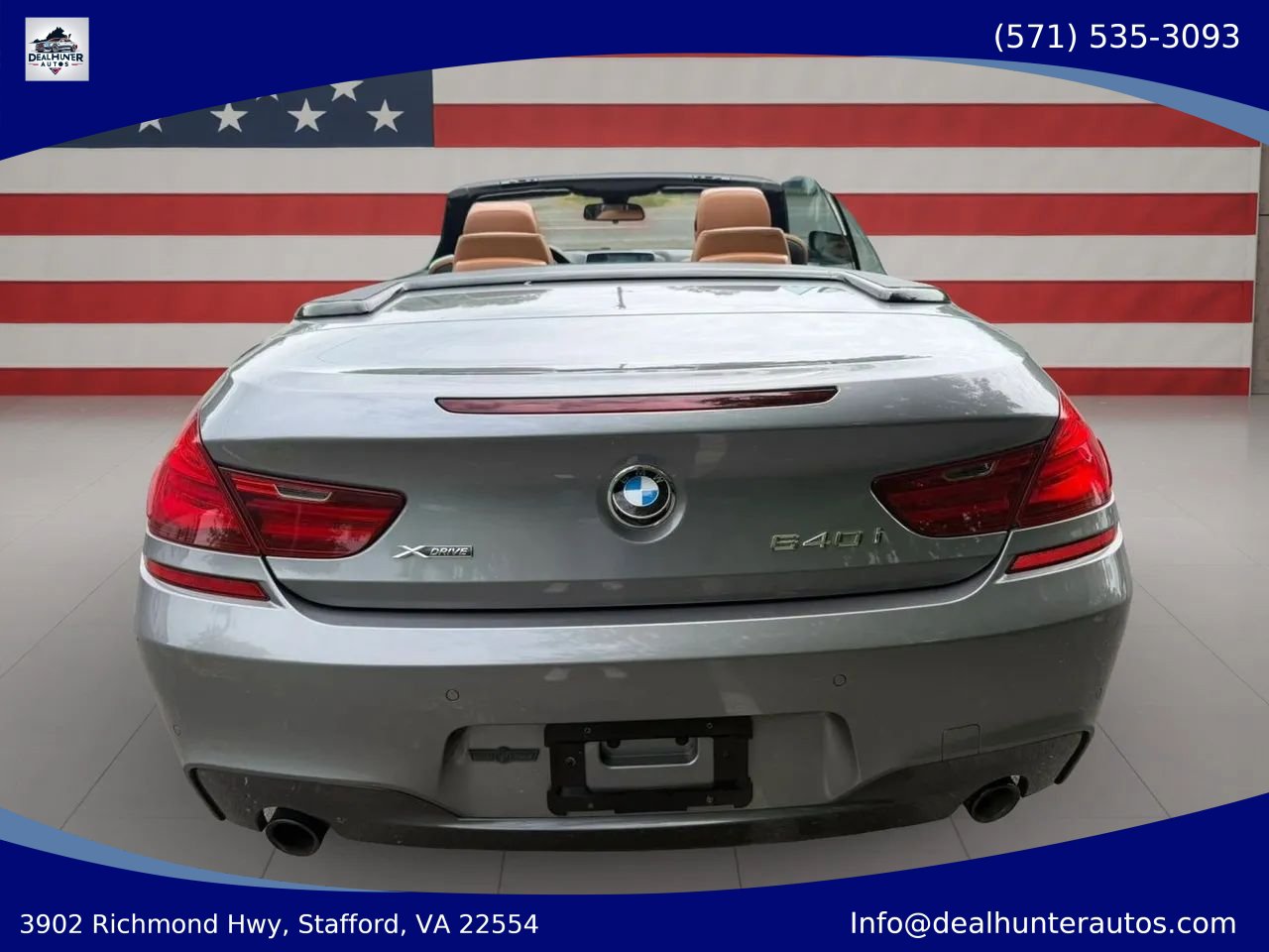 Used 2017 BMW 640i xDrive Convertible AWD/4WD image 10