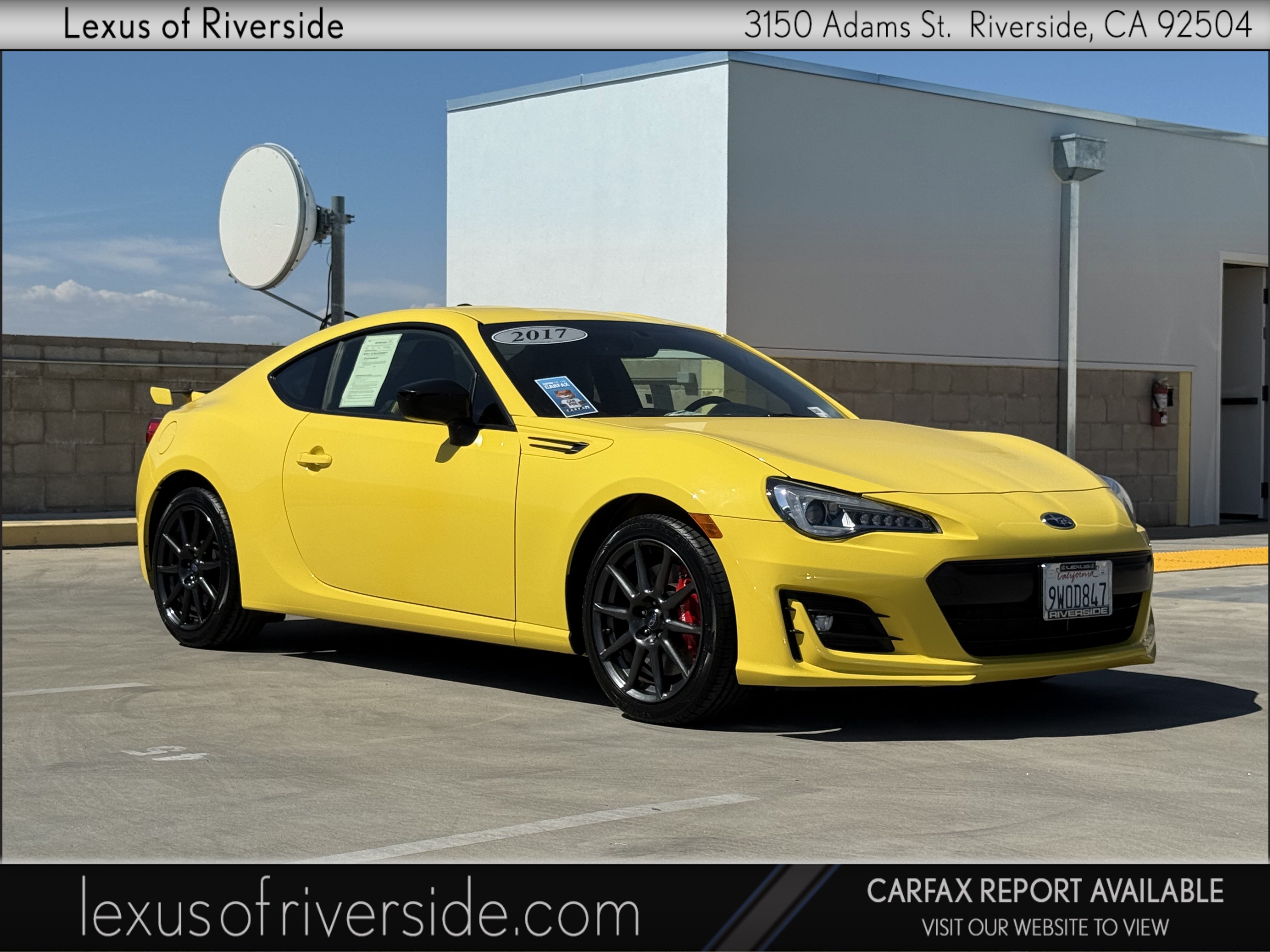 Used 2017 Subaru BRZ Series.Yellow