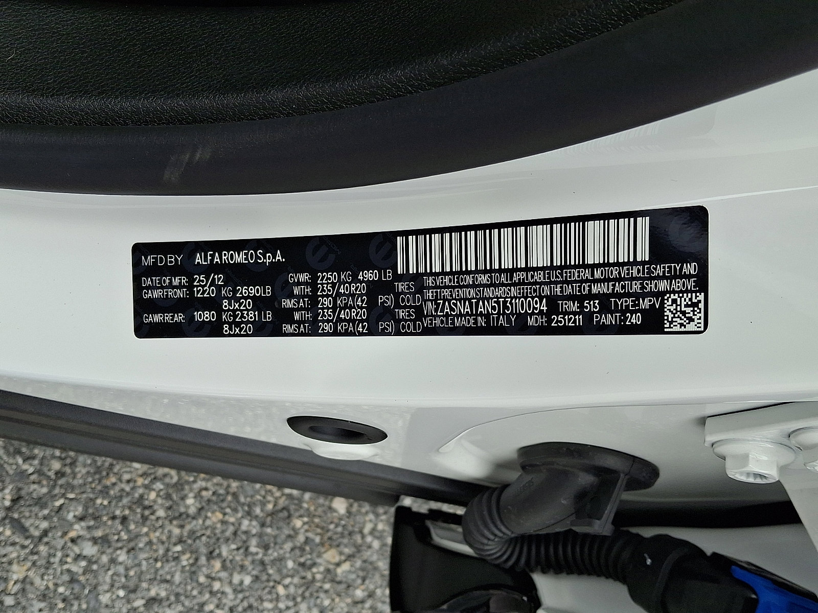 New 2026 Alfa Romeo Tonale Veloce w/ Quick Order Package 23H Volce image 10