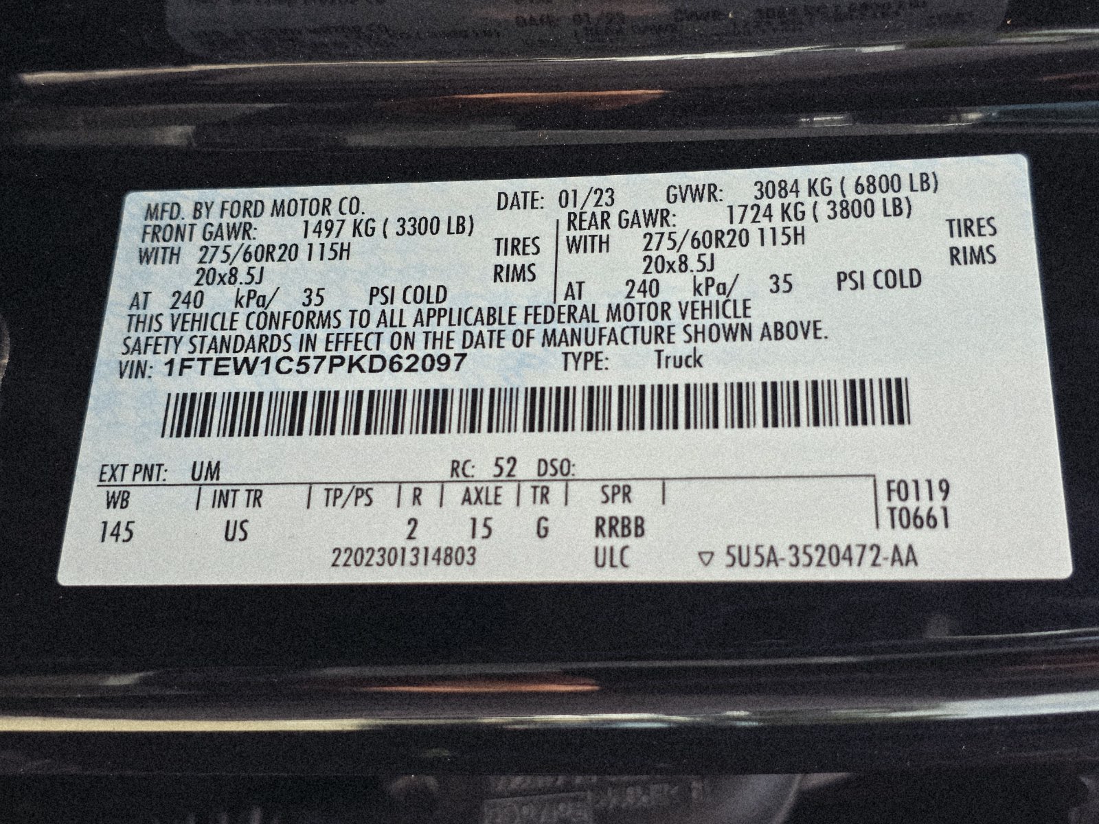 Used 2023 Ford F150 XLT w/ Equipment Group 302A High RWD image 31