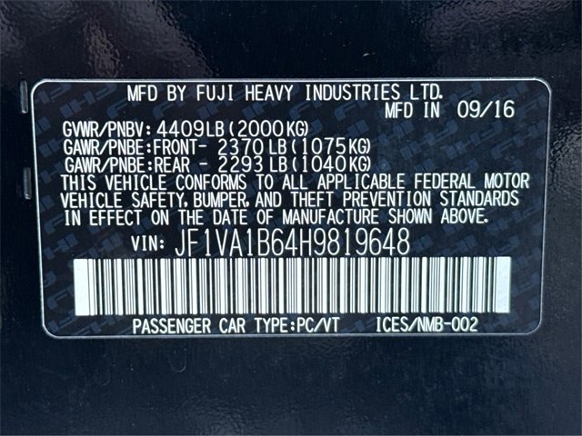 Used 2017 Subaru WRX image 25