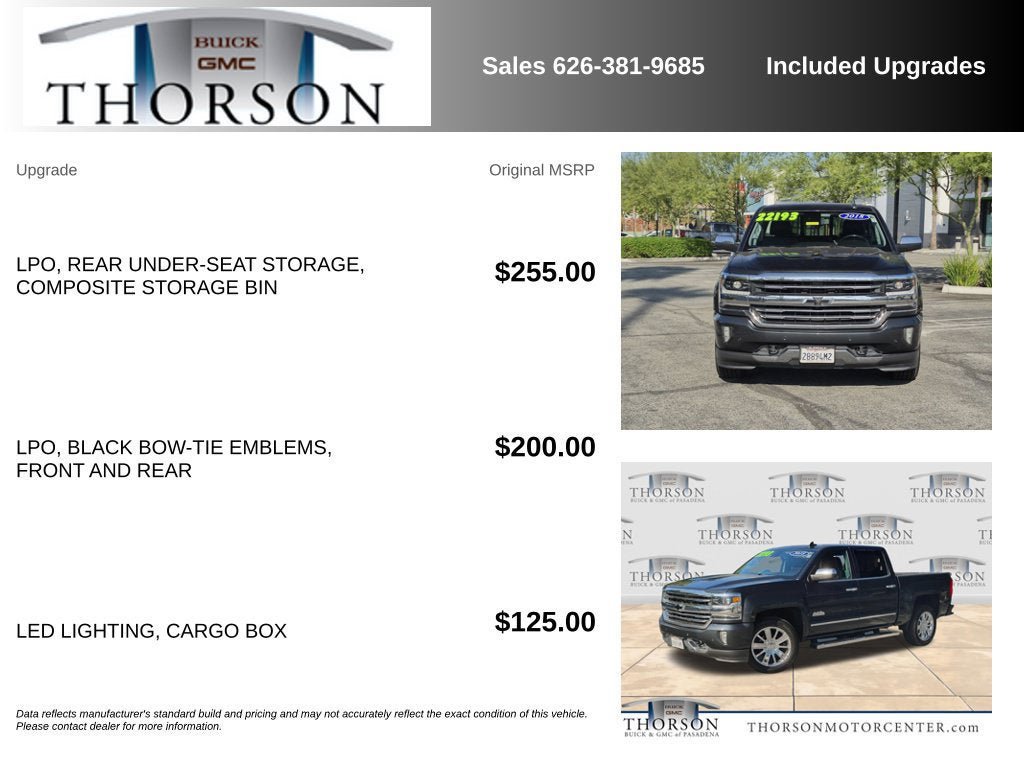 Used 2018 Chevrolet Silverado 1500 High Country RWD image 6