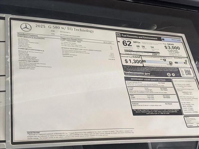 New 2025 Mercedes-Benz G 580 w/ EQ Technology image 21