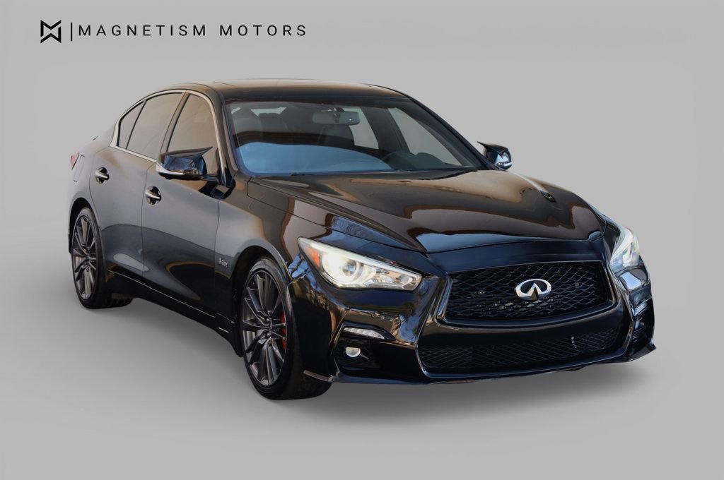 Used 2018 INFINITI Q50 Red Sport 400 w/ Sensory Package (Sport) image 4