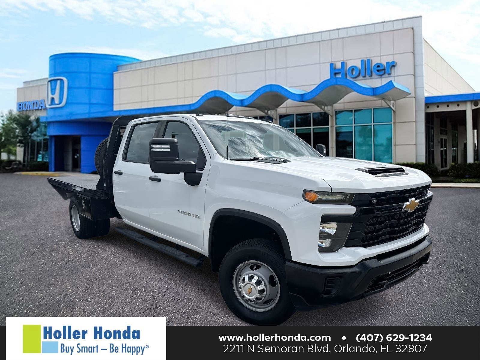 Used 2024 Chevrolet Silverado 3500 W/T w/ Snow Plow Prep Package